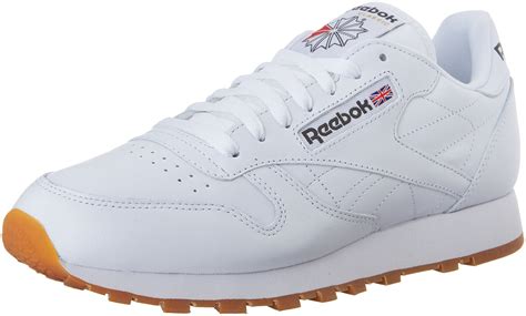 classic white reebok sneakers.